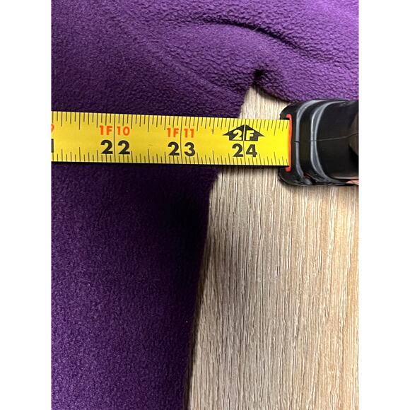 LL Bean Purple Outdoors Full  Zip-Up Womens Fleece Jacket   Extra Large - Picture 6 of 6